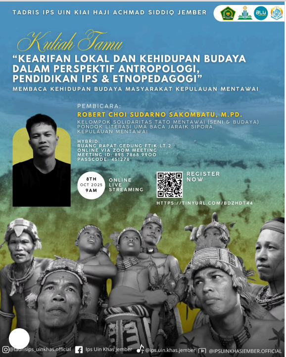 Belajar Budaya, Merangkai Identitas: Menyelami Kearifan Lokal Mentawai di Kuliah Tamu Tadris IPS